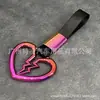 Correa de mano con asa de color JDM para coche, serpentina universal, cinturón de remolque para parachoques delantero y trasero de coche, anillo de advertencia