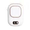 Novo Estilo Ventilador de Pescoço Suspenso, Ventilador Preguiçoso Sem Lâminas, Montado na Cintura USB Alto Vento Display Digital Ventilador Pequeno de Pescoço Suspenso Transfronteiriço