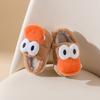 Pantuflas de Algodón Forradas de Felpa Especial de Liquidación de Invierno Lino para Primavera y Otoño Pantuflas Infantiles Lindas para Bebé Suela Suave Tela de Dibujos Animados para Niña