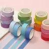 Cinta Washi de Color Sólido Hecha a Medida, Pegatinas para Diario, Cinta Decorativa DIY, Empaque para Diario, Desprendible