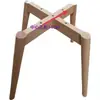 Pés de Mesa em Madeira de Faia, Pés de Cadeira, Pés de Madeira, Pés Redondos, Suporte de Flores em Madeira Maciça