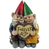Adornos de regalo de Navidad, decoraciones de jardín, gnomos, manualidades de resina, estatuas de gnomos de dibujos animados, anciano con barba blanca