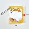 Colgante de Pantalla de Alta Calidad, Bolsa de Almacenamiento Millet, Portatarjetas Protector de Insignias, Bolsita Transparente tipo Caramelo para Puesto de Joyería Pequeño