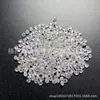 Pedras Preciosas Cultivadas, Formato Redondo, Ultra-Branco 7A, 0,8-3mm, Pedra de Silício de Carbono Sintética, Moissanita, Atacado