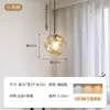 Lámpara de araña minimalista con diseño de bloques de hielo para restaurante, lámpara de araña de escalera dúplex, lámpara de entrada sencilla con barra de lava para dormitorio y mesita de noche.