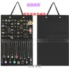 Bolsa Colgante para Guardar Aretes y Collares de Fieltro Bolsa de Almacenamiento para Joyería Bolsa para Exhibir Aretes y Joyería Uso Doble Cara Giratorio