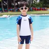 Liquidación de Trajes de Baño para Niños Trajes de Baño Infantiles Niños Traje de Baño de Una Pieza Dividido Bañador de Doble Capa Natación Estilo de Liquidación Verano