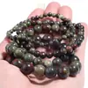 Direto da fábrica Vento Europeu e Americano Pedra de Sangue de Dragão Natural Pulseira de Contas Pulseira Masculina Joia Simples de Alta Qualidade Presente Atacado