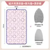 Tabla de planchar para uso doméstico, plegable, para cama, planchado de ropa, tela con aislamiento térmico, guantes anti-quemaduras de mano, tabla de planchar colgante