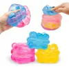 Caja de Juguetes Blandos Cubo Mágico Cubito de Hielo, Cubo Simulado Juguete para Alivio del Estrés, Cubo Blandito para Alivio del Estrés