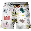 Pantalones Cortos Juventud Americana Populares Ocio 2024 Transfronterizo Comercio Exterior Tendencia de Diseño Impresión Digital 3D Explosiones Calientes