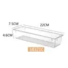Caja de Almacenamiento de Plástico Transparente para Escritorio Baño Dormitorio Almacenamiento de Cosméticos Oficina Multifuncional Comercio Exterior Venta al por Mayor Transfronteriza