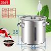 Equipamento para Vinificação Barril de Fermentação Barril para Cerveja Caseira Tanque Selado Barril para Enzima de Frutas Resistente a Altas Temperaturas Barril de Aço Inoxidável 201 Armazenamento
