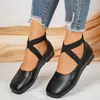 Correas de comercio exterior transfronterizas lazo Niñas suela suave casual zapatos individuales para niñas zapatos individuales tenedor tacón grueso blanco