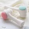Escova de Limpeza Facial Dupla Face, Dispositivo de Limpeza Facial de Silicone com Cerdas Macias, Removedor de Maquiagem Manual, Escova Facial de Limpeza Profunda