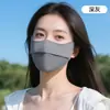 Mascarilla de Protección Solar Verano Seda de Hielo para Mujer Anti-UV Alta Calidad para Ciclismo al Aire Libre Transpirable Mascarilla Upf50+
