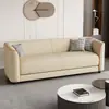Sofá Simple y Ligero de Cuero con Forma de Garra de Gato para Apartamentos Pequeños, Salas de Estar, Casas de Alquiler y Barberías, Adecuado para Dos o Tres Personas, Sofá de Esponja Conveniente