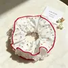 Xuxinha de tecido de renda, multicamadas, estilo coreano, especificamente para penteados de coque feminino. Acessórios em estoque, atacado disponível