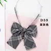 Cuello JK Lazo a Cuadros Uniforme para Foto de Graduación Estilo Universitario Japonés para Mujer Mariposa Decorativa Falda a Cuadros Mismo Cuadro Pequeño