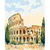 Pintura a óleo digital de paisagem atacado, arte para colorir pintada à mão para sala de estar, pintura decorativa artesanal para cura e alívio do estresse, tapeçaria de parede de alto valor estético