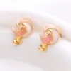 Base para Aretes de Perlas DIY Aretes con Forma de Flor para Mujer Versátil Aguja de Plata S925 Venta al por Mayor Accesorios Semi-Terminados para Aretes de Perlas