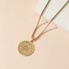 Nuevo Otoño Siete Ángeles Matriz Mágica Colgante Accesorios Usar Collar Moda Tendencia Joyería de Exportación Europea y Americana