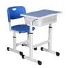 Fuente de escritorios y sillas insignia para estudiantes, Escritorio y silla de estudio infantiles de altura ajustable para una persona para uso doméstico