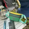 Bolsa de Peito para Esportes ao Ar Livre para Homens e Mulheres, Bolsa de Telefone Leve Multifuncional para Viagem, Bolsa de Cintura para Ciclismo, Bolsa Transversal Casual de Cor Contrastante