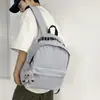 Nova Mochila Escolar Ensino Fundamental Médio Faculdade Bolsa de Ombro Dupla Mochila Casual de Grande Capacidade Transfronteiriça Duplo Ombro Feminina de Alto Padrão Nicho