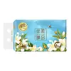 Papel Tisú Qingfeng Serie Extracto de Flores 4 Capas Papel Servilletas Domésticas Pañuelo Facial Toallas Sanitarias para Manos Asequible Venta al por Mayor Fábrica