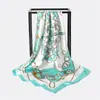 Bufanda de Seda Transfronteriza Europea y Americana de Amazon, Bufanda Cuadrada de 90, Moda de Alta Gama, Pañuelo Versátil para la Cabeza para Mujeres, Venta al por Mayor