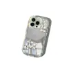 Funda de Teléfono Magnolia Espejo para iPhone 18 Funda Crema Apple 17 Pro Max Linda Funda Protectora Anticaídas 16