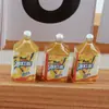 Mini botella pequeña de resina de simulación, botella de bebida en miniatura, material para carcasa de teléfono móvil DIY, joyería, señal de estacionamiento, luz nocturna