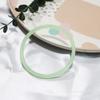 Pulseira de Vidro Colorido 5mm Imitação de Jade Pulseira Sino Acessórios Estilo Antigo Presentes Barraca de Rua Tiras Finas Acessórios Atacado