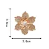 Broche de Flor de Bauhinia Blanca Nuevo 2026 para Mujer, Pequeño Pin de Corsage Estilo Chanel, Elegante Accesorio para Solapa de Traje Anti-Exposición