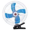 Ventilador Portátil para Coche con Pinza del Fabricante, Adecuado para Camiones y Coches, 12V/24V, Oscilante, Refrigeración, Portátil