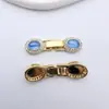 Cobre Chapado en Oro Zirconia de Alta Retención de Color Broche Multiusos Accesorios para Broches de Pulsera y Collar Hechos a Mano con Cuentas Broche de Correa de Reloj