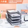 Suporte de Mesa para Arquivos Suporte de Metal para Arquivos Prateleira de Armazenamento para Escritório Prateleira de Ferro Multicamadas para Pastas Caixa de Armazenamento Estante de Livros Arquivo