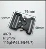 Hebilla de cinturón de metal Cobra, hebilla táctica de aleación de zinc, accesorios de hardware para equipaje, hebilla de seguridad, ajuste del cinturón