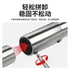 Conectores de Tubería de Acero Inoxidable Piezas de Fijación para Tubo Redondo Accesorios para Tendedero 19/25/32MM Codo Tes Junta en T de Cuatro Vías