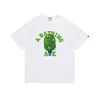 Camiseta estilosa japonesa da marca Ape Kikai Maneki Neko de manga curta para homens e mulheres, adolescentes, moda de rua e campus, camiseta juvenil de manga curta