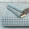 Capa de cama com estampa de desenho animado versão AB em veludo de leite, segura para bebês, adequada para dormir nu, conjunto de três peças de capa de cama acolchoada de veludo para bebê, capa de cama de solteiro
