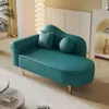 Salón de apartamento pequeño, sofá chaise longue de almacenamiento, sillón reclinable estilo europeo, dormitorio, mini tienda de ropa, área de descanso, individual, minimalista