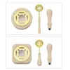Juego Completo Color Madera Original Sello de Cera Estufa Cuchara Mango Herramienta de Sello Juego Sello de Cera Sellos Herramientas Horno de Fusión de Madera Venta al por Mayor