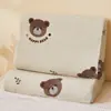 Fundas de Almohada de Terciopelo de Leche y Látex, un Par de Fundas de Almohada para Niños 30X50, Funda Interior para Núcleo de Almohada de Memoria, Moderno y Sencillo