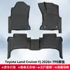 Adecuado para Toyota Land Cruiser FJ 2026+ Volante a la Derecha Tapetes de Piso 3D para Todo Clima de Material TPE