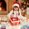 CM2307015 dibujos animados infantiles gnomo navideño gnomo rompecabezas interactivo para padres e hijos pegatinas para la cara DIY