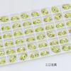 Dongzhou Cristal Fogos de Artifício Corte Oval Unha Broca DIY Acessórios Fino Ovo Revestido Unha Broca Fábrica Atacado