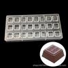 Molde de Chocolate de Plástico Duro PS Molde de Cubitos de Hielo Rosa Herramientas para Hornear Gelatina 3D Disponibles en Varios Estilos