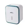 Porta Pañuelos Cuadrado Minimalista Moderno, Estante de Almacenamiento sin Taladro, Caja de Pañuelos Impermeable Montada en la Pared para Baño/Inodoro